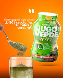JUGO VERDE DETOX PRE Y PROBIOTICOS 600GR